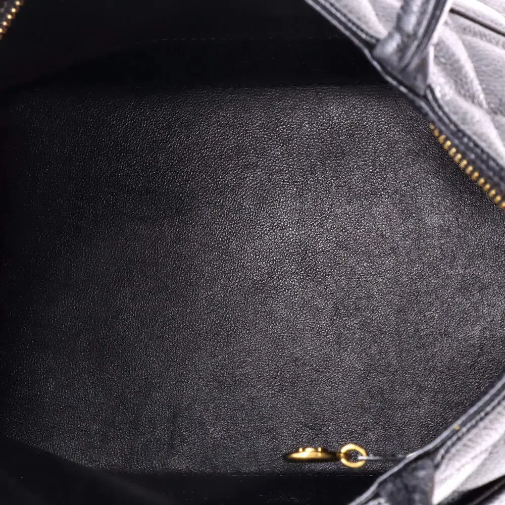 Chanel Medallion Tote Quilted Caviar #265097C29B - Picture 6 of 9